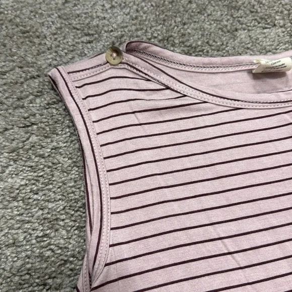 Kate Quinn Purple Stripe Tank - Picture 2 of 5